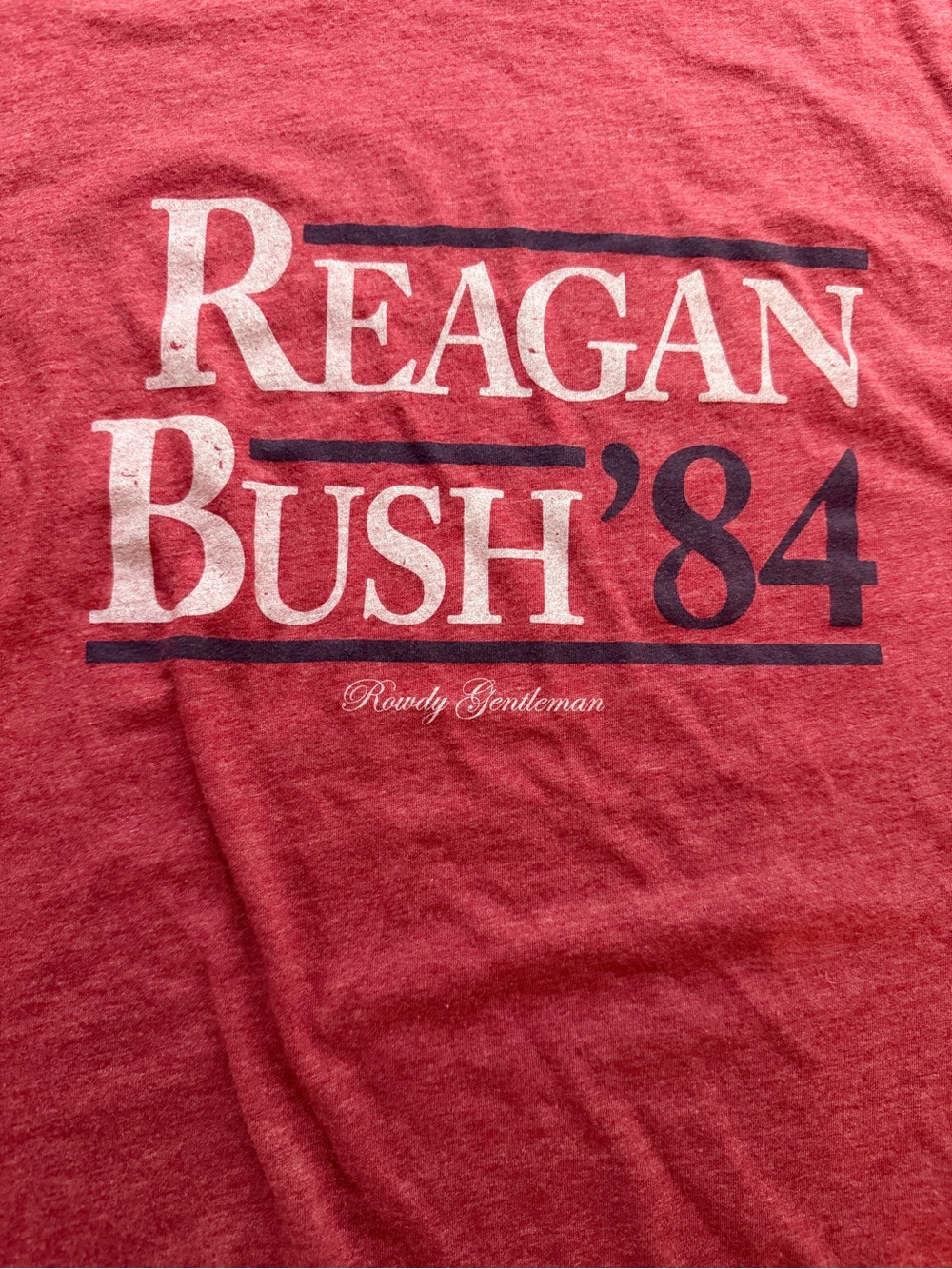 Rowdy Gentleman Red Graphic Short Sleeve Tee